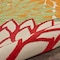 Homeroots 6' Orange Red Green And Blue Floral Indoor Outdoor Runner Rug 546656 - alternate 4
