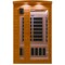 Saunaspa Indoor Cabin Sauna, Hemlock, Infrared Heating Panels, Tempered Glass Door, Chromotherapy Lighting MNSC0015 - alternate 1