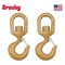 Mytee Products 2 PK Crosby L-322AN Swivel Hook w/Latch 7Ton WLL Swivel Lifting Hook, 1048859, 2PK SH-7T-CRx2 - alternate 1