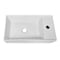Whitehaus Collection Britannia Rectangular Wall Mount Basin with No Overflow and Right Single Hole Drill B-AG50 - alternate 3