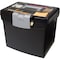 Storex Portable File Storage Box with XL Lid STX61504U01C - alternate 2