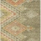 Homeroots 9' X 12' Green And Terra Cotta Southwestern Washable Indoor Outdoor Area Rug 603543 - alternate 5