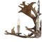 Jonathan Y Speller 27" Adjustable Resin Antler 3-Light LED Chandelier, Brown JYL6303A - alternate 9