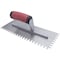 Marshalltown Notched Trowel, Flooring Trowel, Tiling Trowel, Square Notched Trowel, 1/4 x 3/8 x 1/4 inch Notches NT672 - alternate 3