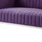Homeroots 85" Purple Velvet Manufactured Wood Sofa 543975 - alternate 6