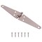 Prosource Strap Hinge, 2 mm Thick Leaf, Brushed Stainless Steel, 180 Range of Motion HSH-S04-C1PS - alternate 1