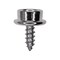 Auveco Stainless Steel Screw Stud Fastener #8 x 3/8in, 50PK 14833 - alternate 1