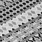 Homeroots 9' X 12' Black Gray And Ivory Quatrefoil Washable Indoor Outdoor Area Rug 583202 - alternate 5
