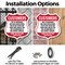 Signmission Restricted Area Shield Sign Customers Du, 6 Inch X 6 Inch, Plastic Sign SHI-P-6-458 - alternate 3