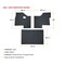 Mytee Products (2 Pack) Semi Truck Floor Mats Fits Kenworth & Peterbilt Models - 3 Pcs Set, 2PK MAT-KWPAT3P-2D1323x2 - alternate 7