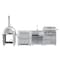 Koolmore Outdoor Kitchen - Dual Fuel Pizza Oven, Fridge, Fridge Cabinet, Sink, 30 in. BBQ Grill and Cabinet KM-OKSKIT-CONFIG101 - alternate 1