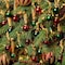 Kings County Mini Mercury Glass Ornaments, 10 Each Red & Green, 20PK GW17B03-04 - alternate 2
