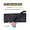 Tuff Weave Wrap - Heavy Duty Woven Hydraulic Hose Sleeve - 8in ID - 25FT - Black KKTW-800-BK-25 - alternate 5