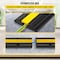 Vevor 3 Pcs 2-Cable Rubber Electrical Wire Cover Cord Protector Ramp 11000 lbs, 3PK RPS2-1010-3 - alternate 5