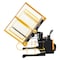 Vestil Steel Portable Pallet Inverter With Cage 32-76 IN. Fork Opening 3,000 Lb. Cap, Yellow/Black PI-P-SL-3276-PRSR - alternate 2