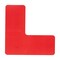 Brady ToughStripe Max Floor Marking Corner L-Shape 2 in W x 5 in H Red, 20PK 177101 - alternate 1