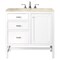 James Martin Vanities Addison 36" Single Vanity, Glossy White, w/ 3 CM Tajnar Eclos Top E444-V36-GW-3TJR - alternate 1