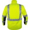 Reflective Apparel ANSI Type R Class 3 Black Bottom Soft Shell Jacket with Brushed Fleece Lining 451ST-LB-3X - alternate 2