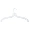 Nahanco 17in White Hi-Impact Plastic Medium Weight Shirt Hanger, 100PK 1507 - alternate 1