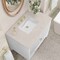 James Martin Vanities Myrrin 36" Vanity, Bright White, w/ 3 CM Siberian Silestone Top 485-V36-BW-3SFR - alternate 6
