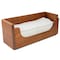 Homeroots Traditional Solid Teak Guest Paper Towel Holder 475868 - alternate 4