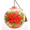 Homeroots Poinsettia Flower Hand Painted Mouth Blown Glass Ornament 477440 - alternate 2