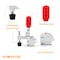 Powertec 50" Circular Saw Guide w/ Straight Edge, Quick Release Vertical Toggle Clamps & Mounting Plate 72053 - alternate 8
