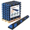 Jrex Safety 72 in Rubber Parking Block Curb Stop, Blue Reflective Strip, Full Pallet 50 PBSB-JR-6-FP50 - alternate 1
