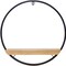 Homeroots 17" X 6" Brown Metal Circle Hanging Dimensional Sculpture 516363 - alternate 3