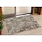 Homeroots 3' X 5' Brown Beige And Gray Abstract Washable Indoor Outdoor Area Rug 600276 - alternate 1