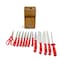 Oster Evansville 14 Piece Stainless Steel Cutlery Set with Red Handles 81011.14 - alternate 6