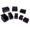 Quantum Storage Systems Hang & Stack Storage Bin, Polypropylene/Polyethylene, Black, 5 in H, 11 in W, 10 7/8 in L QUS235BR - alternate 1