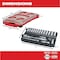 Milwaukee Tool 32pc 3/8" Metric Ratchet and Socket Set with PACKOUT Low-Profile Compact Organizer 48-22-9482 - alternate 8