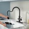 Anzzi Sunset 4-in-1 Single Handle 17.5 in. Faucet with Boiler Tank and Filter in Matte Black KF-AZ401MB - alternate 4
