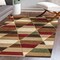 Jonathan Y Kehoe Retro Diamonds Geometric Red/Brown/Cream 5 ft. x 8 ft. Area Rug UNQ101B-5 - alternate 5
