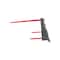 Greywolf Bale Spear Attachment for Skid Steer Loaders, Gray/Red Powder Coat 1072 - alternate 4