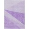 Homeroots 5' X 8' Lavender And Purple Geometric Washable Indoor Outdoor Area Rug 582477 - alternate 6