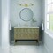 James Martin Vanities Emmeline 48 in. Single Vanity, Pebble Oak w/ 3 CM Victorian Silver Silestone Top D100-V48-PBO-FVSL - alternate 3