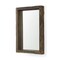 Homeroots 18" White Solid Wood Square Accent Mirror 607299 - alternate 2