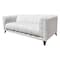 Homeroots 79" White Polyester Sofa 557025 - alternate 6