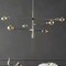 Jonathan Y Ikon 36" 6-Light Modern Vintage Iron Arm-Adjustable LED Pendant, Chrome JYL7598A - alternate 5