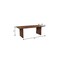 Homeroots 96" Brown Solid Wood Double Pedestal Base Dining Table 635861 - alternate 7