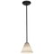 Access Lighting Martini, Pendant, Oil Rubbed Bronze Finish, White Glass 28004-1R-ORB/WHT - alternate 1