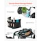 Vevor Rolling Garden Cart with Seat 276 lbs Plastic Garden Scooter Storage Bin and Seat TC4460A - alternate 3