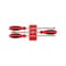 Tekton Slotted Screwdriver Set with Red Modular Organizers - 8 Inch Shanks, 3-Piece (10 - 14 mm) DWS90113 - alternate 1