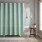 Arkwright Home Poly Shower Curtain Set 72x72 Raindrop Silt Green - 1 Set P-SCSET-7272-GR - alternate 1