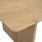 Homeroots 80" Natural Wood Double Pedestal Base Dining Table 654554 - alternate 4