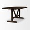 Homeroots 84" Dark Brown Solid Wood Trestle Base Oval Dining Table 604019 - alternate 7