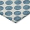 Homeroots 3' X 5' Teal Blue And Ivory Polka Dot Washable Indoor Outdoor Area Rug 614941 - alternate 5