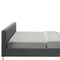 Homeroots Gray Solid Wood Queen Upholstered Linen Bed 544778 - alternate 6
